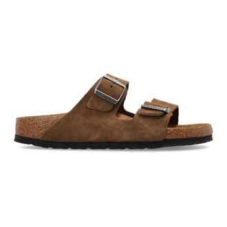 Birkenstock Dames, Schoenen, Bruin, Maat: 38 EU Su&egrave;de