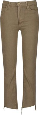 Mother Dames, Broeken, Bruin, Maat: W24 Katoen