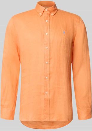 Polo Ralph Lauren Regular Fit Freizeithemd aus reinem Leinen in Orange, Gr&ouml;&szlig;e XXL