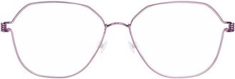 Lindberg Kid Teen Air Rim Ryan Geometric Light Pink Titanium Ryan Eyewear
