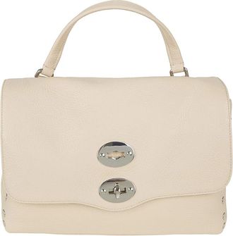 Zanellato Tassen, Dames, Roze, ONE Size, Leer, Postina Schoudertas