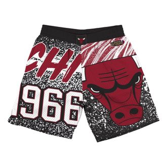 Mitchell & Ness x NBA Jumbotron Sublimated Shorts Chicago Bulls SHORAJ19071-CBUBLCK