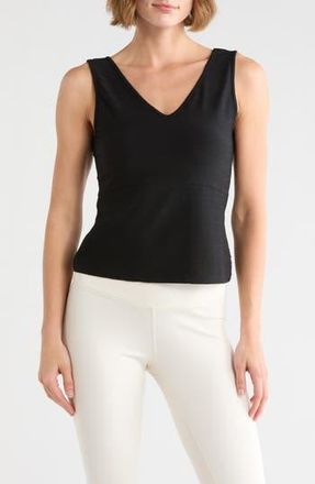 Marika Susie V-Neck Tank Top in Black at Nordstrom Rack, Size X-Large