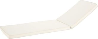 Maisons du monde Colch&oacute;n de tumbona crudo