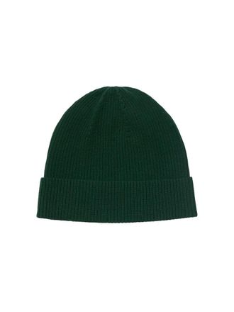 Burberry 8092365K_B8636 Rib Knit Wool Beanie - Green