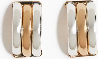 H&M Zweifarbige Ohrringe - Gold