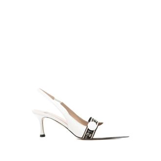 N&deg;21 Heeled Mules, female, White, Size: 8 1/2 US Sliingback