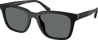 Coach Polarized Grey Square Mens Sunglasses HC8426U 500281 54