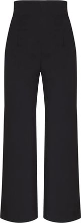Gloria Coelho high-waisted trousers - Black