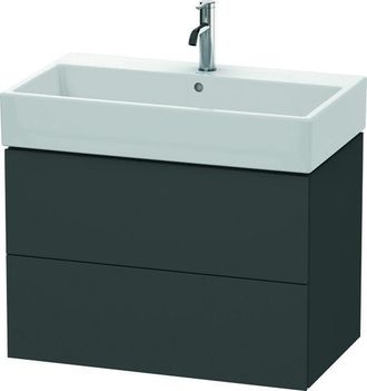 Duravit Duravit - Mueble Bajo Encimera L-cube, De Pared, 2 Cajones, 78,4 X