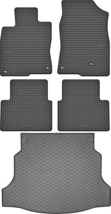OEM Juego De Alfombrillas De Goma Para Coche Y Maletero Para Honda Civic X Hatchback (2017-2021)