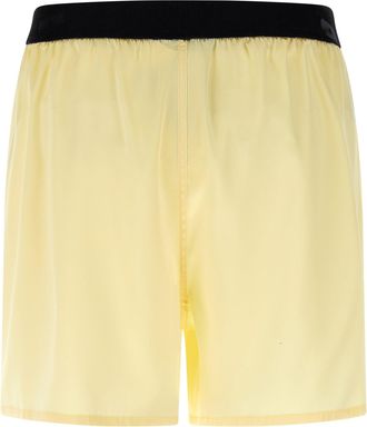Tom Ford Womens Bicolor Silk Bermuda Shorts