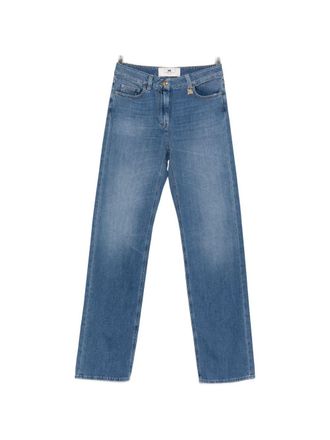 Elisabetta Franchi Womens blue Cotton Jeans