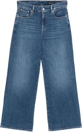 AG - Adriano Goldschmied Saige Wide Leg Jeans - Dames - Loose Fit Jeans - Blauw - W30 - Denim - Jeans