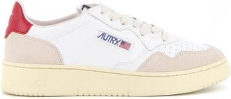 Autry Medalist Lage Sneakers - Heren - Sneakers - Rood - 35 EU - Katoen - Schoenen