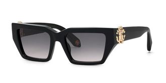 Roberto Cavalli SRC016M 0700 Mens Sunglasses Black Size 55