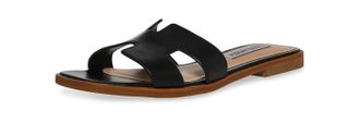 Steve Madden Hadyn Womens Slide - Black Leather