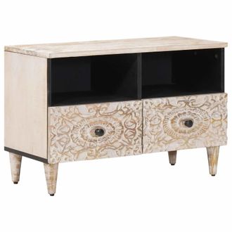 vidaXL Mueble De Tv 70 X 33,5 X 46 Cm Madera De Mango Maciza Vidaxl