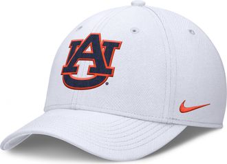 Nike Auburn Classic Nike Mens Dri-FIT College Hat in White | NC0310AAUN-RY6