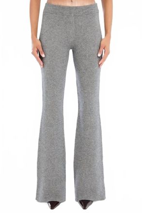 SER.O.YA Mickie Knit Flare Pant In Medium Grey