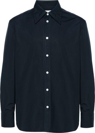 Bottega Veneta Compact Button-Up Cotton Shirt - Mens - Cotton/Polyester