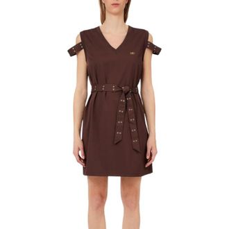 Liu Jo Ta 6127.1 Short Dress - Dames - Korte kleedjes - Bruin - M - Kleedjes