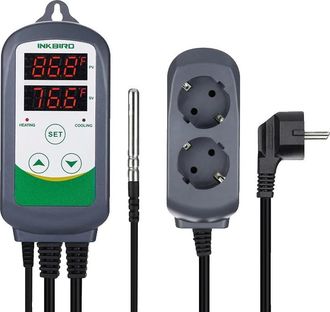 OEM Controlador De Temperatura, Termostato Inteligente Wifi, Control De Calefacci&oacute;n Y Refrigeraci&oacute;n Con Doble Rel&eacute;, Alarmas De Alta/baja Temperatura Y Mon