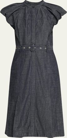 3.1 Phillip Lim Belted Denim Midi Shirtdress