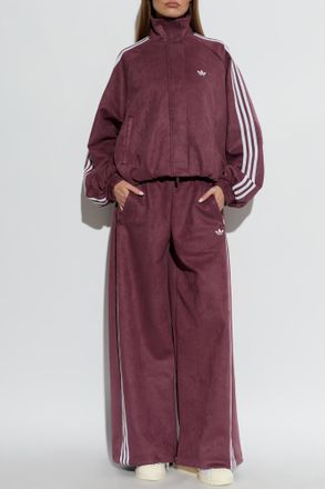 adidas Logo Sweatshirt, Womens, Burgundy
