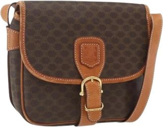 Celine Pre-owned Cross Body Bags, female, Brown, Size: ONE SIZE Pre-owned Vintage Shoulder Bag