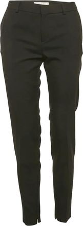 Saint Laurent Gabardine wollen broek - Zwart