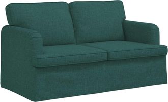 vidaXL Sof&aacute; Verde Oscuro 144 X 80 X 85 Cm Tela Vidaxl