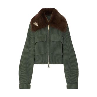 Liu Jo Mujer, Chaquetas, Verde, Talla: S