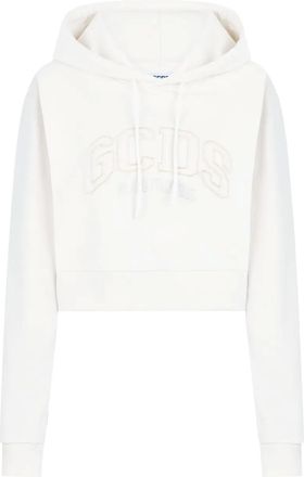 GCDS Felpa con cappuccio e logo - Toni neutri