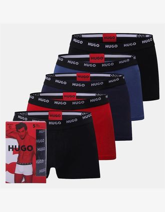 HUGO BOSS Mens 5 Pack of Trunks - Multi - Size: 33/32/32