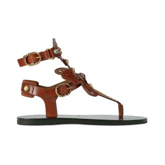 Kurt Geiger Boho Butterfly Gladiator - Dames - Sandalen - Bruin - 36 EU - Leer - Schoenen