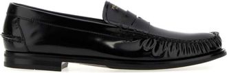 Prada Black Leather Loafers