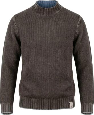 Bob Belfast Turtleneck - Heren - Coltruien - Bruin - M - Wol - Truien & Vesten