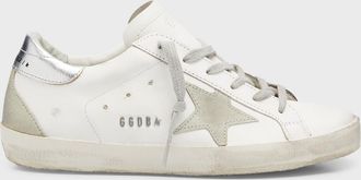 Golden Goose Super-Star Mixed Leather Sneakers