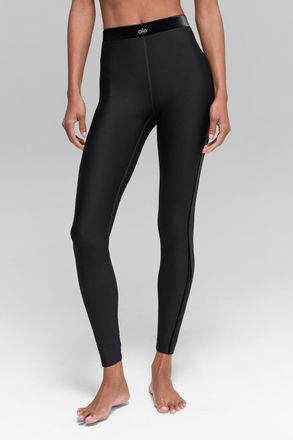 Alo | Airlift High-Waist Moonlight Legging in Black, Size: Medium