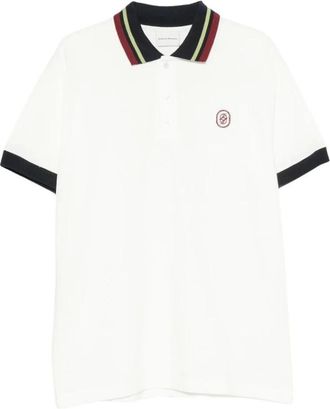 Dr&ocirc;le de Monsieur Tops, Heren, Wit, L, Katoen, D Mirror Polo