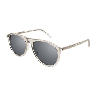 Saint Laurent SL667001 Aviator Sunglasses - Beige