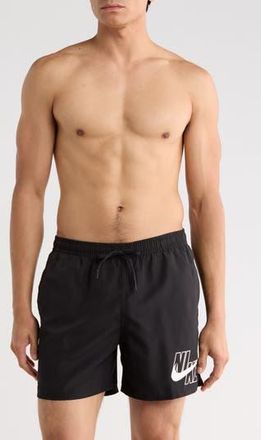 Nike 5-Inch Volley Swim Shorts in Black at Nordstrom Rack, Size X-Large