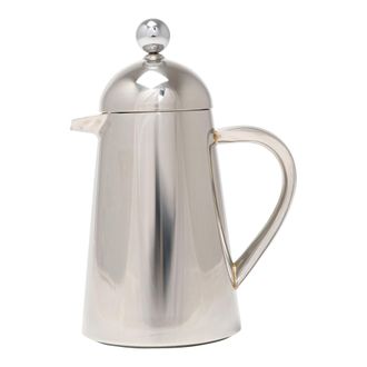 OEM La Cafeti&egrave;re Havana Cafetera De Acero Inoxidable De Doble Pared, Ocho Tazas, Caja De Regalo, Plata