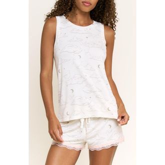 Honeydew Intimates Intimates All American Shortie Pajamas in Marshmellow Clouds at Nordstrom, Size Large