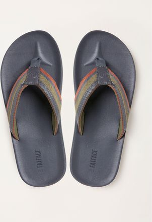 Fat Face FatFace Conwy Charcoal Grey Flip Flop