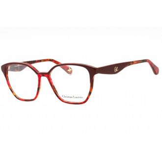 Christian Lacroix Ladies Brown Rectangular Eyeglass Frames CL1123