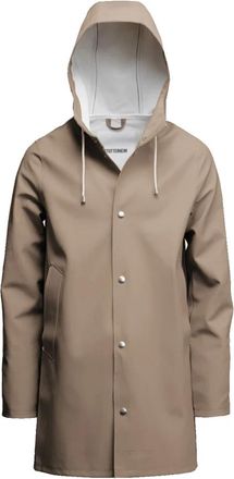 Stutterheim Stockholm Regenjas - Heren - Regenjassen - Beige - XS - Katoen - Jassen
