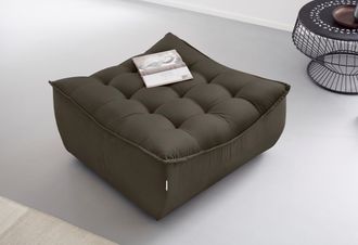 CALIA ITALIA Hocker »Banjo, Designhocker in toller Optik und erstklassigem Sitzkomfort,« in Kombination mit den passenden Modulen ein Blickfang im Wohnzimmer