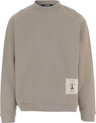 Jacquemus Logo-patch Cotton Sweatshirt